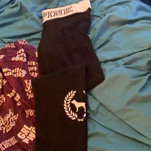 Pink limited edition pajamas red/ black leggings